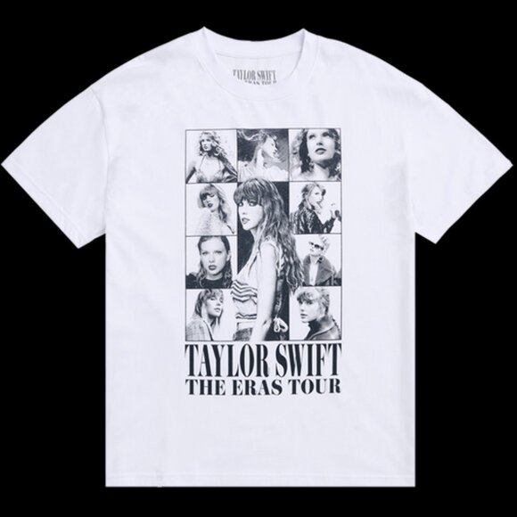 TAYLOR SWIFT THE ERAS TOUR WHITE T-SHIRT | M - Picture 1 of 6